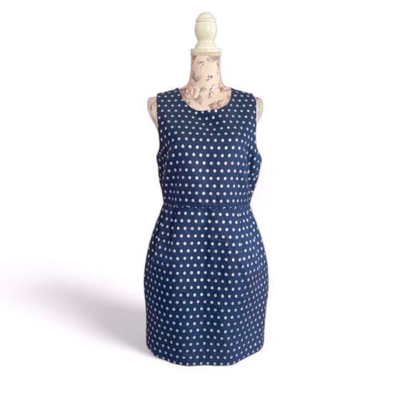 J.Crew Metallic PolkaDot Dress - Picture 1 of 5
